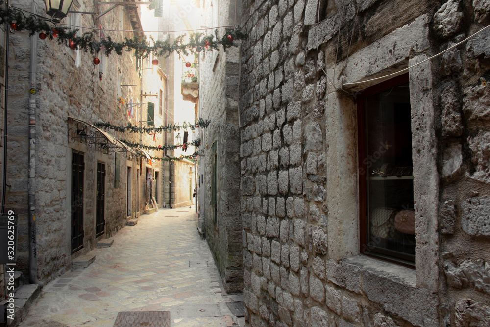 streets of a beautiful old town