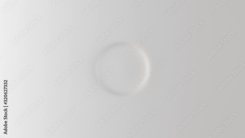 3d render of white abstract pattern of liquid ripples. 4k seamless loop animation. Business presentation background.