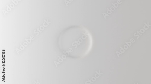 3d render of white abstract pattern of liquid ripples. 4k seamless loop animation. Business presentation background.