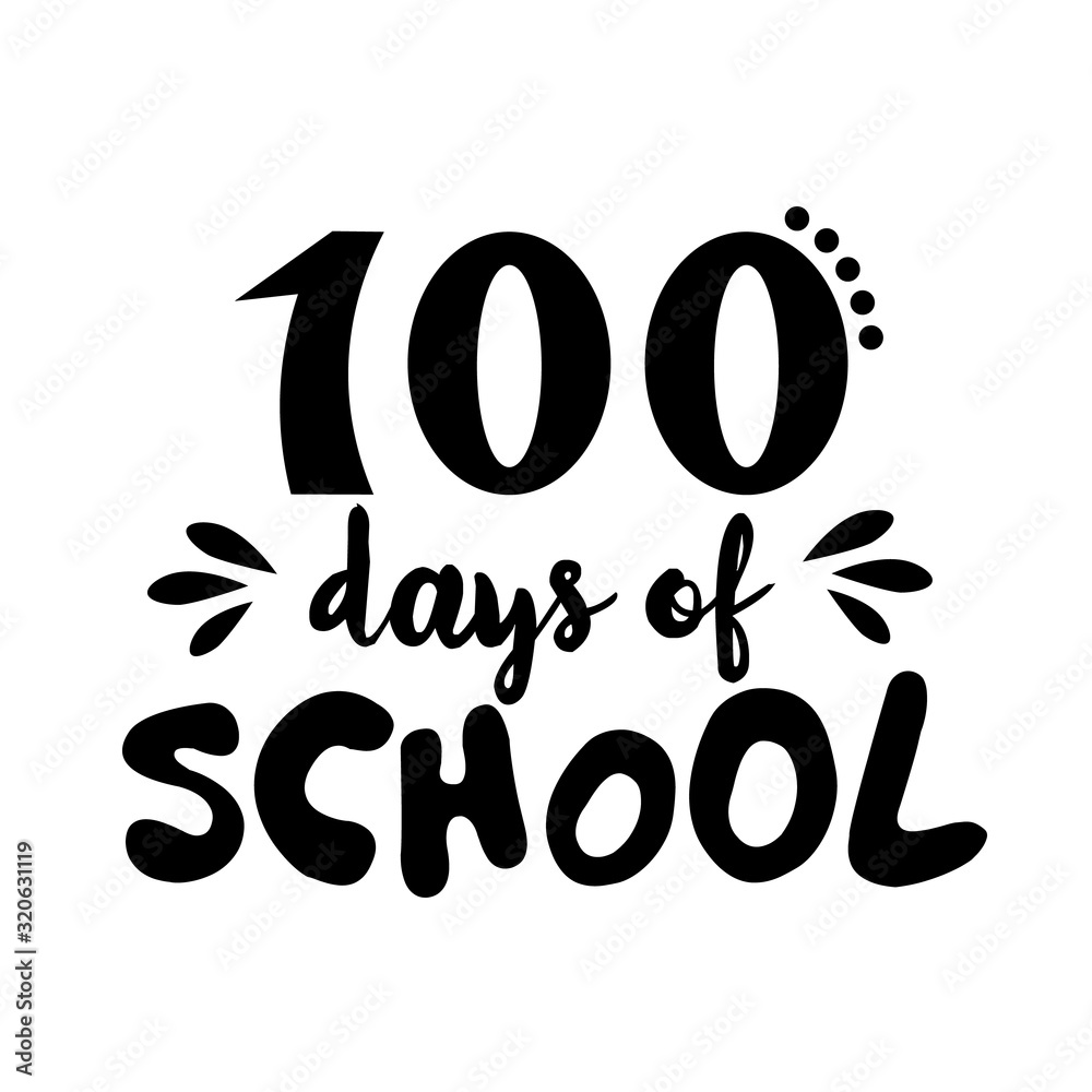 Vector file 100 days of school. Vector file 100 days of school.