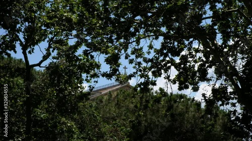 Roma, Cruz de la Basílica de San Pablo Extramuros. Italia photo