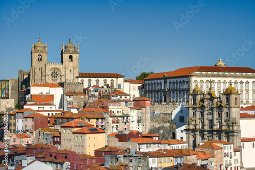 View Of Cathedral And Roofs In Porto Portugal
