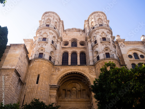 The old city of Malaga. Spain