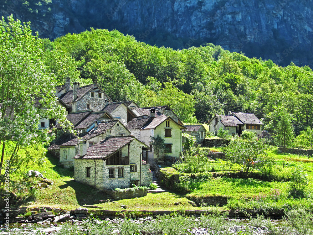 The Beautiful Village of Roseto in Switzerland