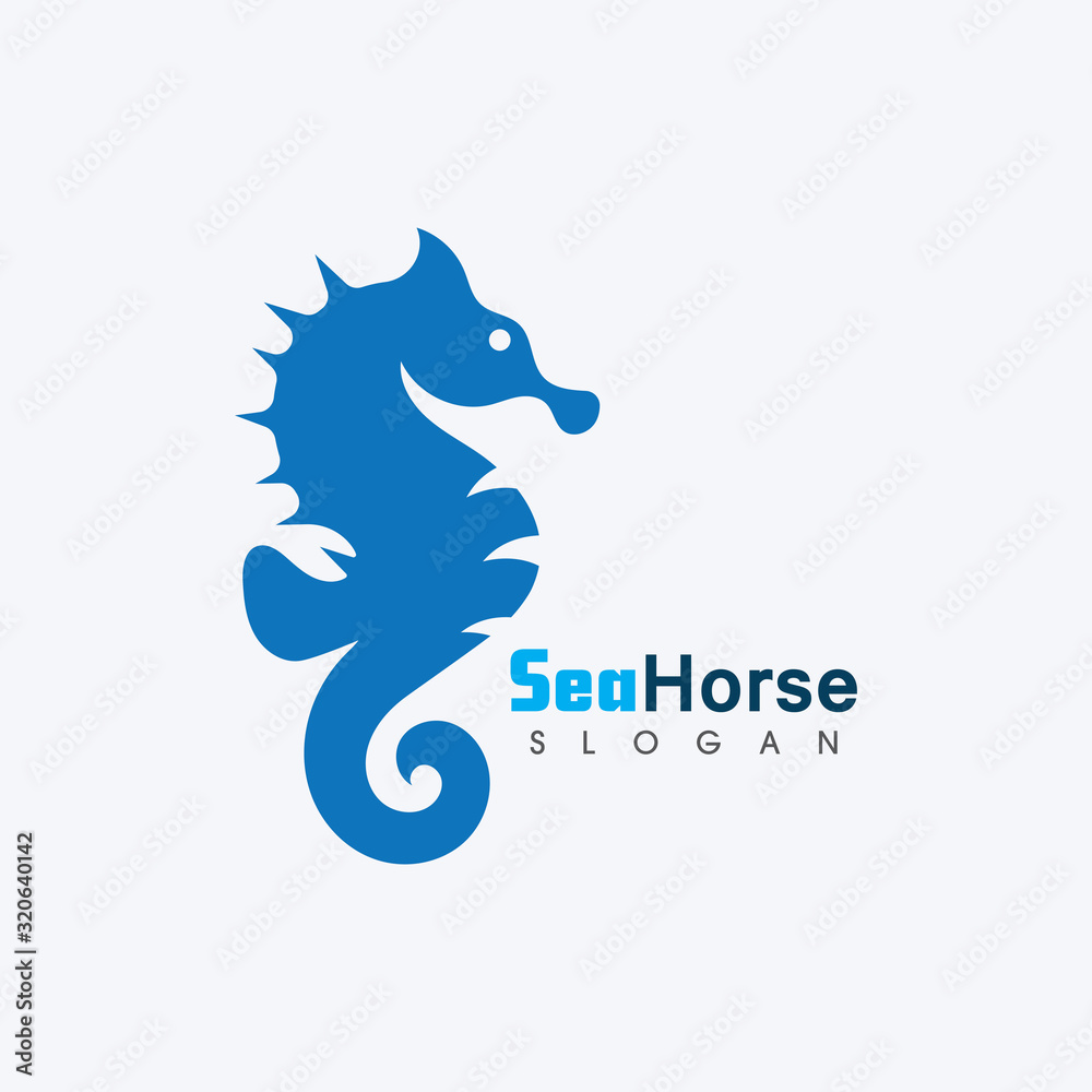 Sea horse icon Logo and symbol template vector design Sea horse icon Logo and symbol template vector design