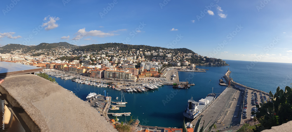 Hafen von Nizza - Panorama