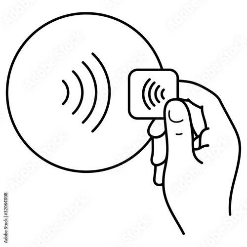 Contactless payment sign