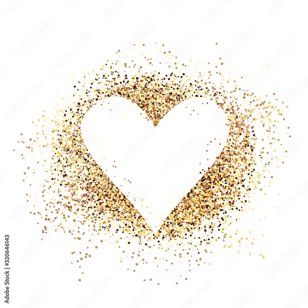 Confetti love heart template design for valentine day Confetti love heart template design for valentine day