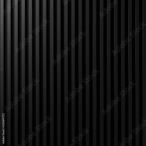 Black abstract background 3D rendering