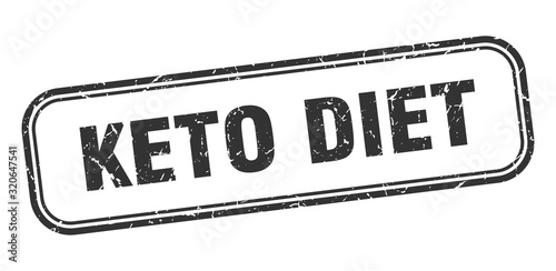 keto diet stamp. keto diet square grunge black sign. keto diet tag