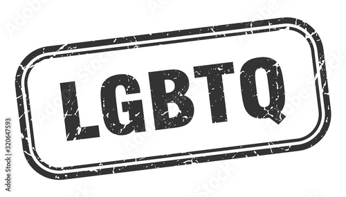 lgbtq stamp. lgbtq square grunge black sign. lgbtq tag