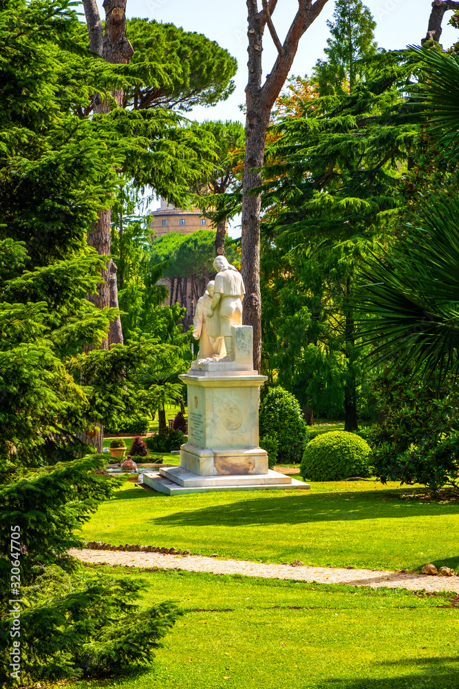 Rome, Vatican City, Italy - Shrine of Our Lady of Guadelupe - Nostra Signora di Guadelupe - from Mexico, within the Vatican Gardens in the Vatican City State Rome, Vatican City, Italy - Shrine of Our Lady of Guadelupe - Nostra Signora di Guadelupe - from Mexico, within the Vatican Gardens in the Vatican City State
