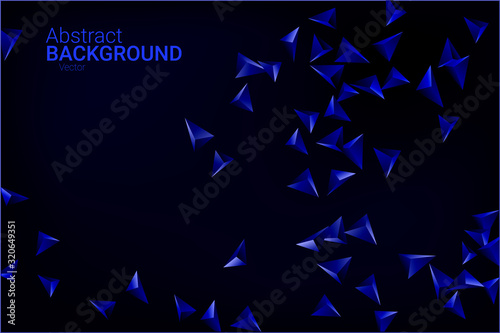 
Triangular background.