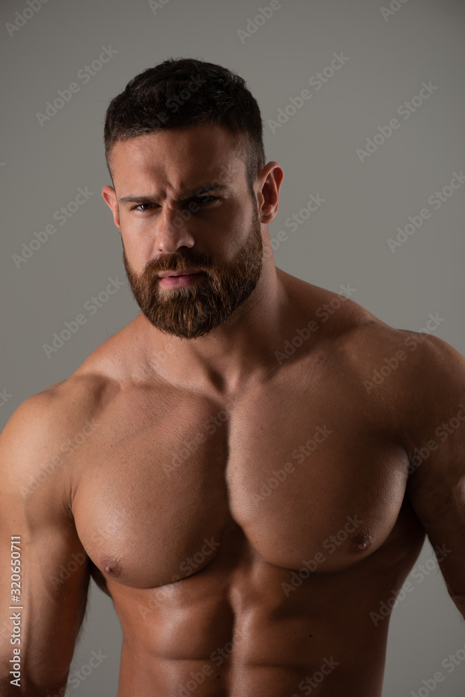 Portrait of bodybuilder Portrait of bodybuilder