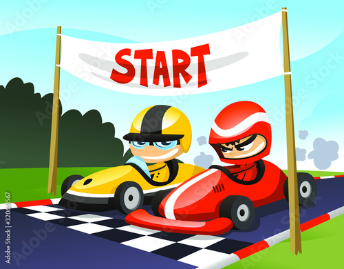 go cart race