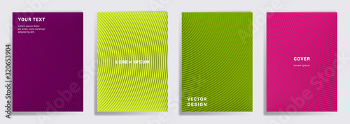 Radial semicircle geometric lines patterns.