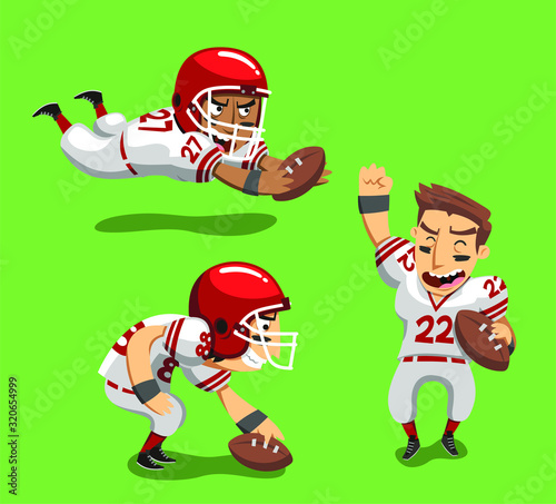 football player cartoon