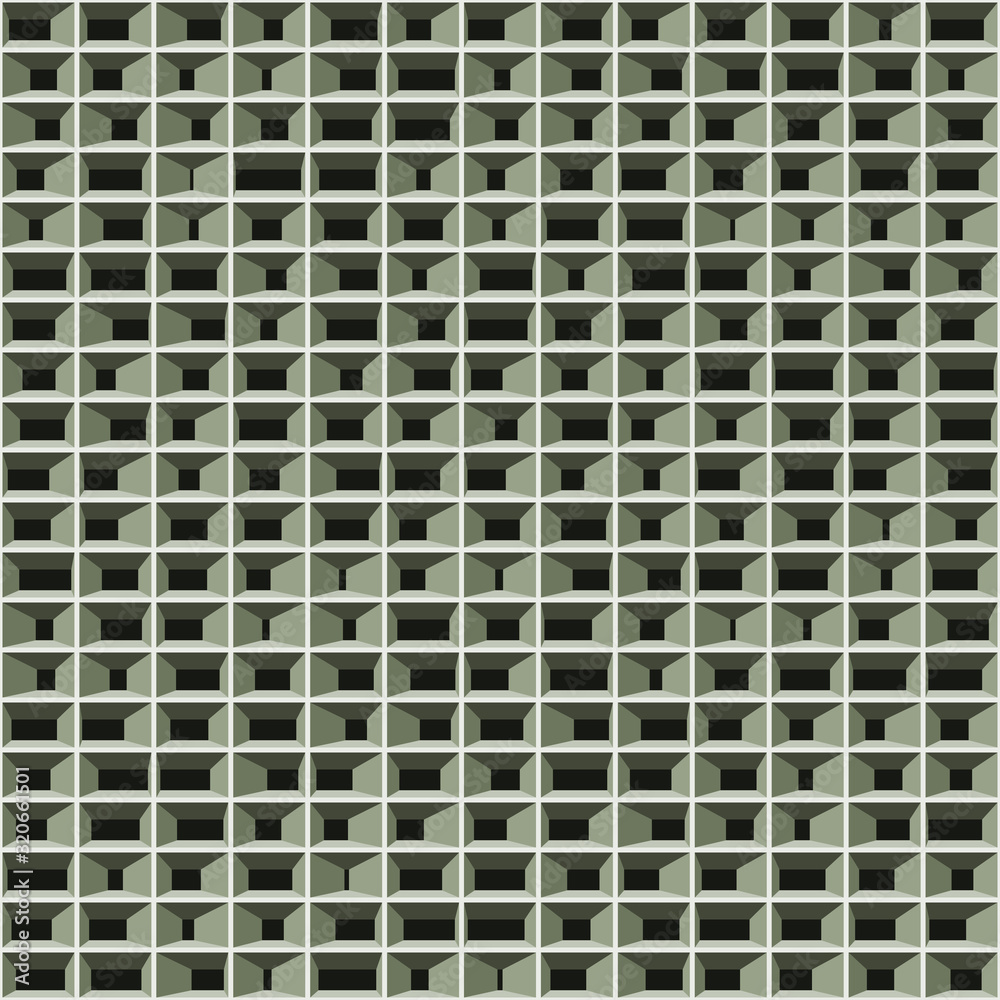 Abstract Structure Blocks Generative Art background illustration Abstract Structure Blocks Generative Art background illustration