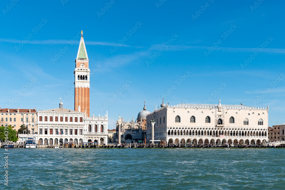 Piazza San Marco and Doge's Palace in Venice, Italy 