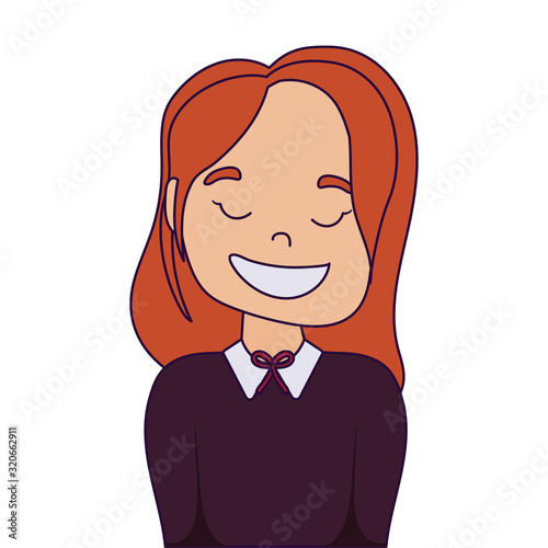 avatar woman person vector design