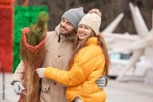 Young couple with bought Ch...