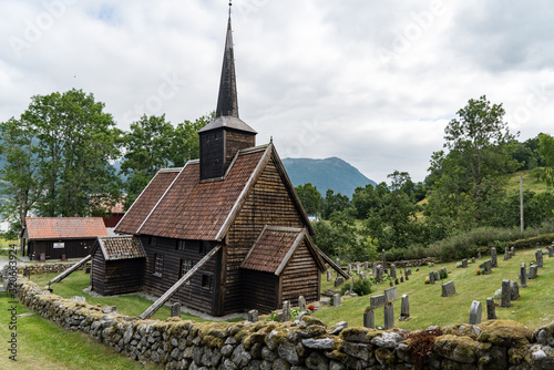 Stabkirche in Rødven, Norwegen