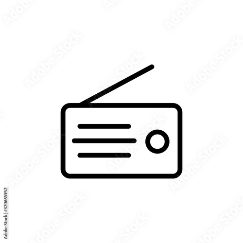 Vector radio icon design