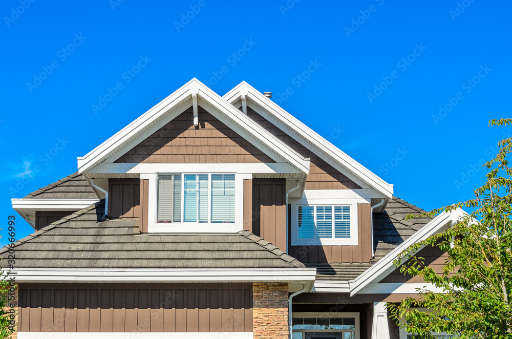 the roof of the house with nice window
