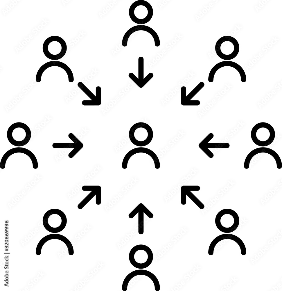Customer centricity icon Customer centricity icon