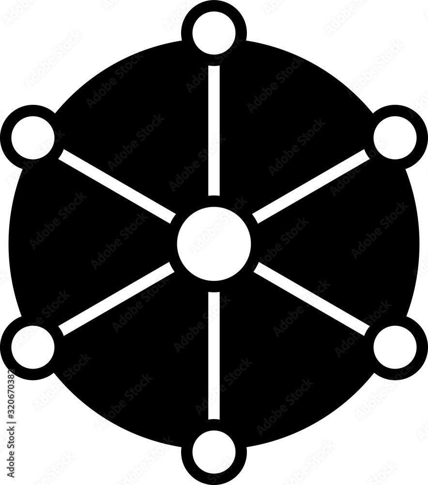 Multi channel icon, vector illustration Multi channel icon, vector illustration