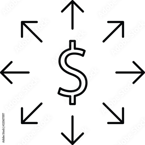  money distribution icon