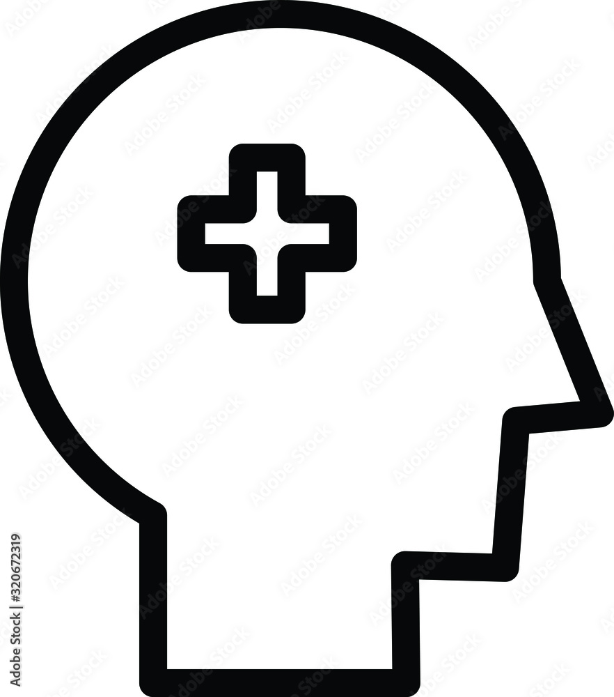 Obraz premium Think positive icon