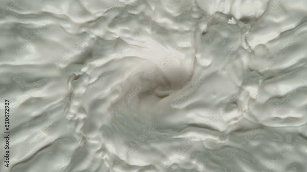 Super Slow Motion Shot of Fresh Cream Vortex at 1000 fps. Super Slow Motion Shot of Fresh Cream Vortex at 1000 fps.