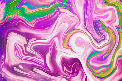 Beautiful, abstract ocean artistic marble background in various colors with swirls and ripples.
