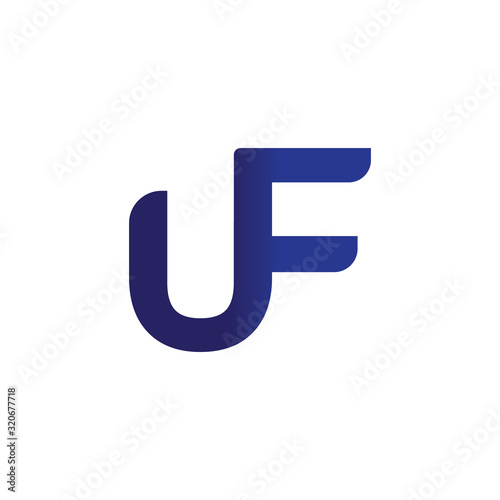 u f Initial letter logo vector Free Download u f Initial letter logo vector - GFXLoad