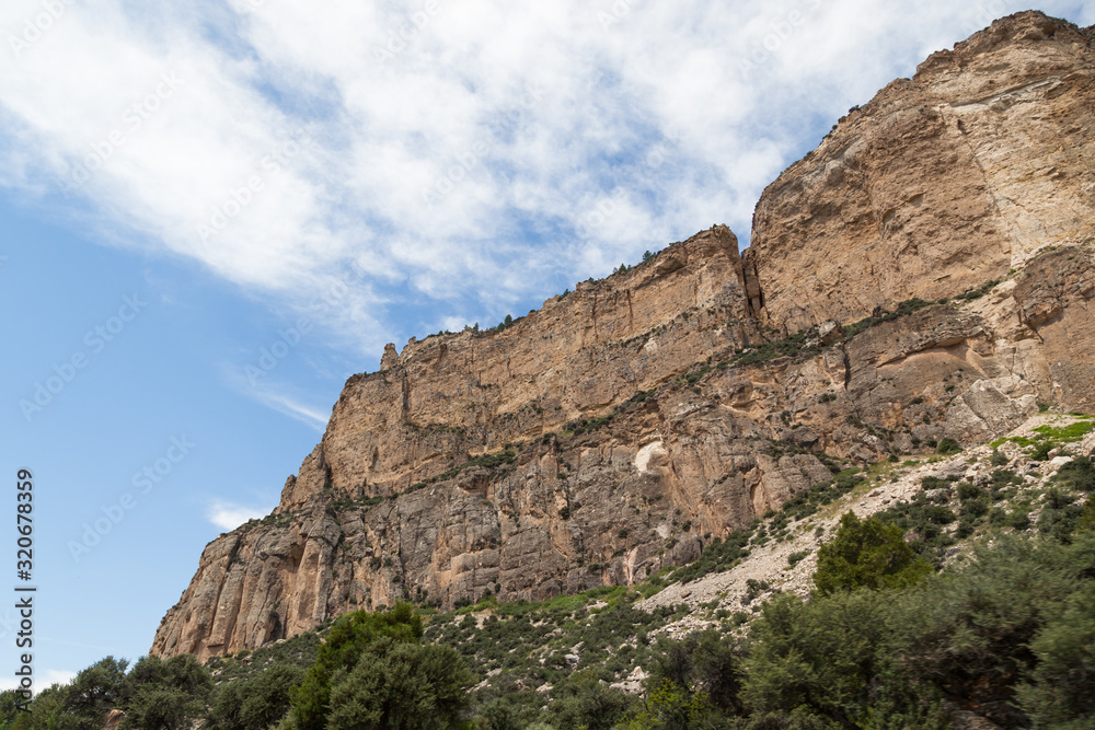 The Walls of Ten Sleeps Canyon