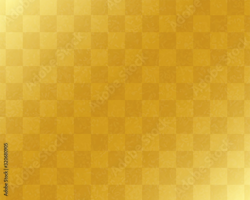 Golden checkered pattern