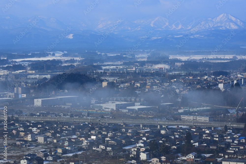 岩手県　奥羽山脈と雲海