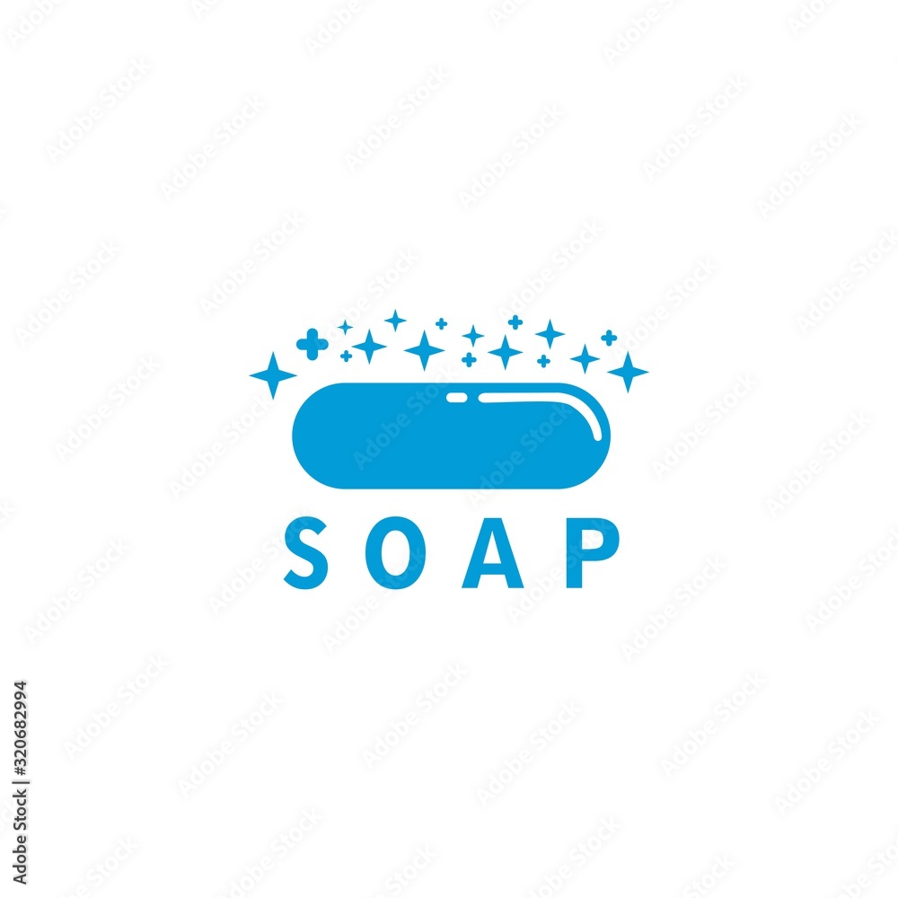 Soap Logo Cute and Simple Templates Soap Logo Cute and Simple Templates