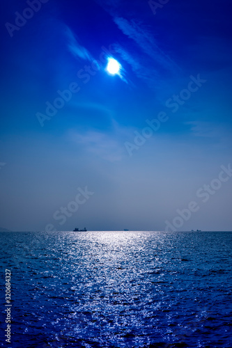 View of Akashi channel from Okura coast