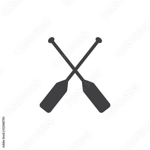 paddle icon, oar icon