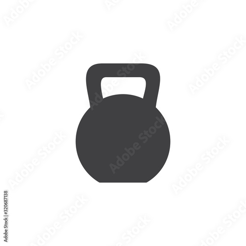 kettlebell icon, kettle icon