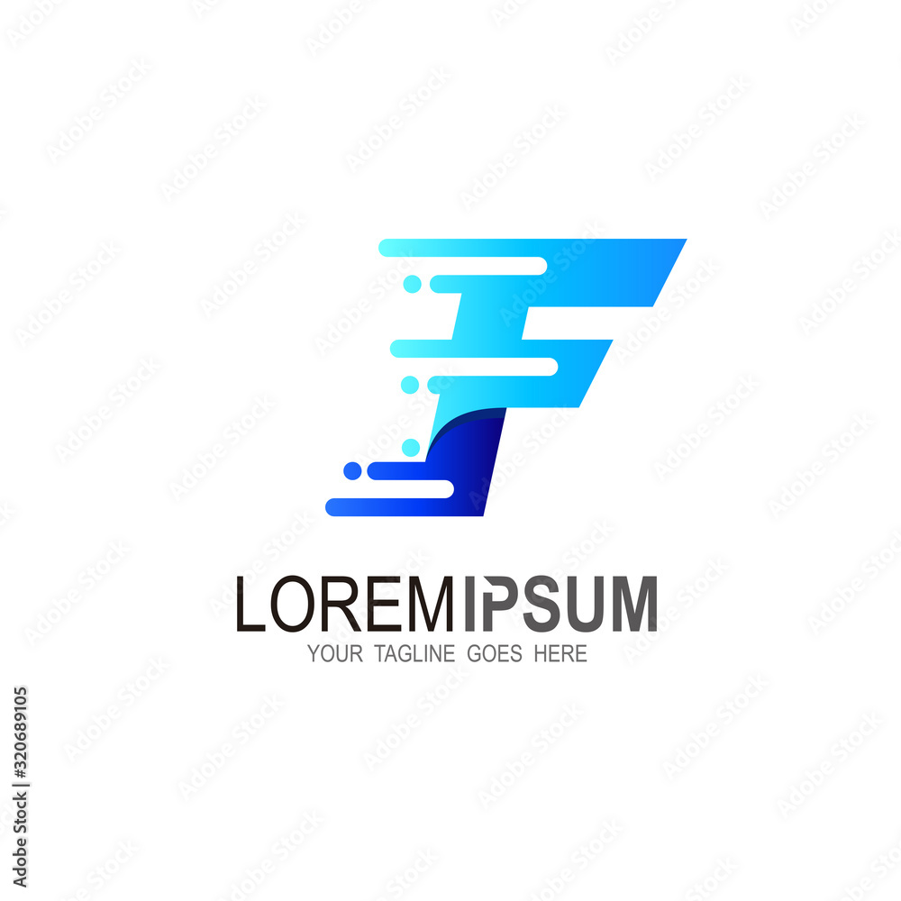 F logo , Letter f logo and fast design template F logo , Letter f logo and fast design template