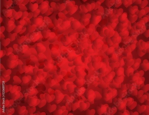 Vector Valentine's Day background Banner for cards