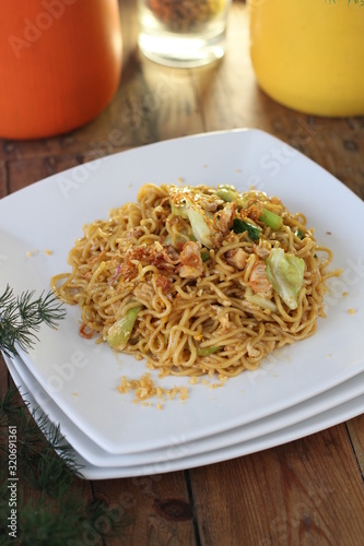 Asian fried noodle