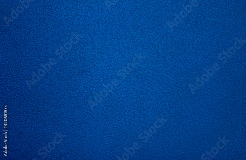 Obraz na płótnie Blue leather material texture, useful as background for design-works