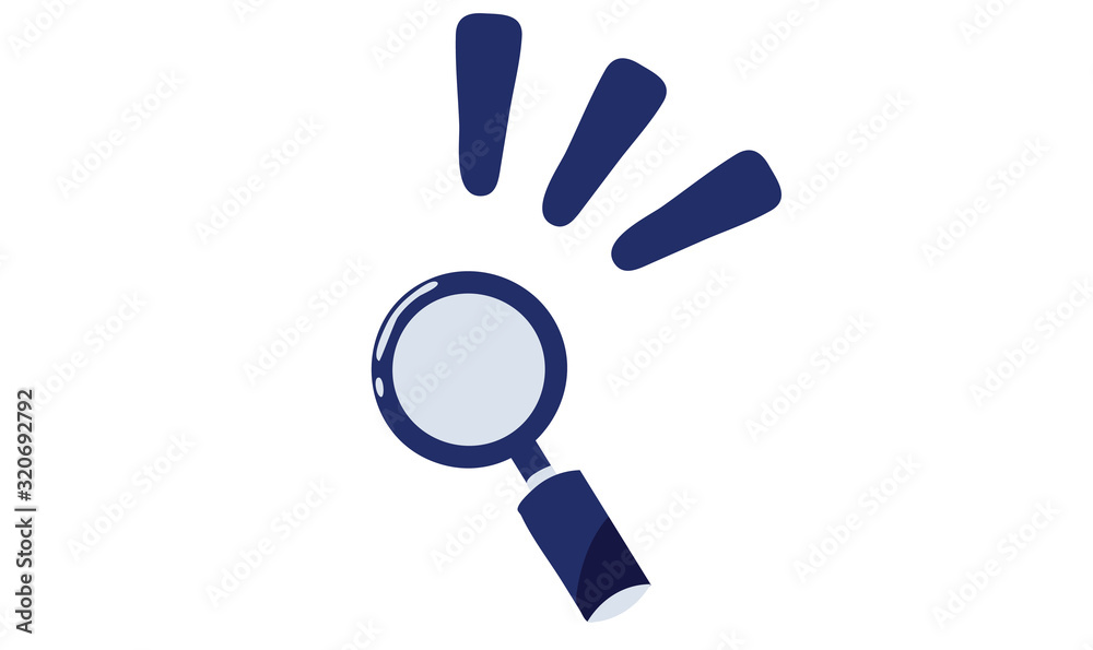 Search Business Icon blue Vector Search Business Icon blue Vector