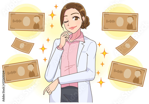 女医　お金　収入　薬剤師　マンガ