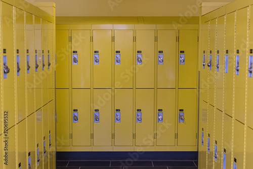 Yellow lockers