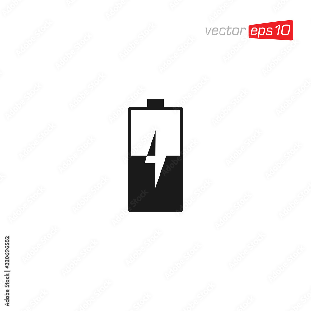 Battery Sign Icon Design Vector Battery Sign Icon Design Vector
